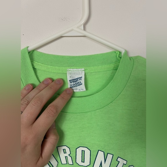 Vintage Toronto Blue Jays Green T-Shirt XL 1991 - Picture 6 of 6